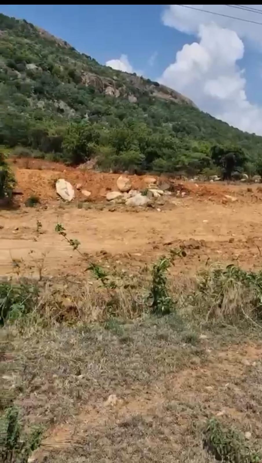 Hill Attached Land for Sale!  - Location: Doddabalapura - 1 acre hill attached land